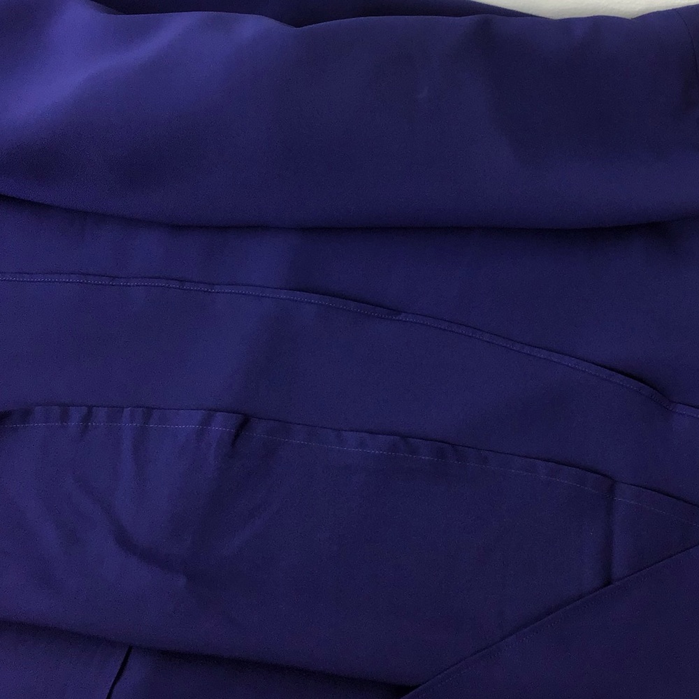 Uniqlo Blue A-Line Drape Sleeveless Dress - Picture 5 of 9
